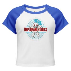 DD Women’s micro rib raglan baby tee